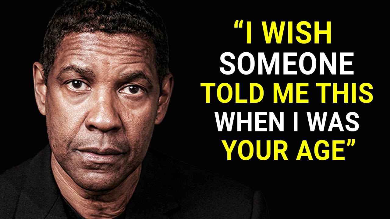 denzel washington's life advice will leave you speechless (must watch) youtube