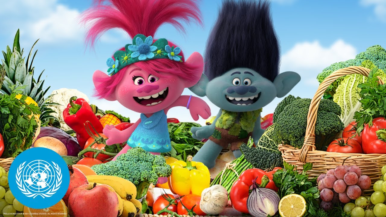 join the trolls and be a food hero! | united nations and fao #actnow #trollsfoodheroes youtube