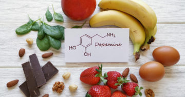 dopamine boosting,foods.,assortment,of,food,for,good,mood,and,happiness.